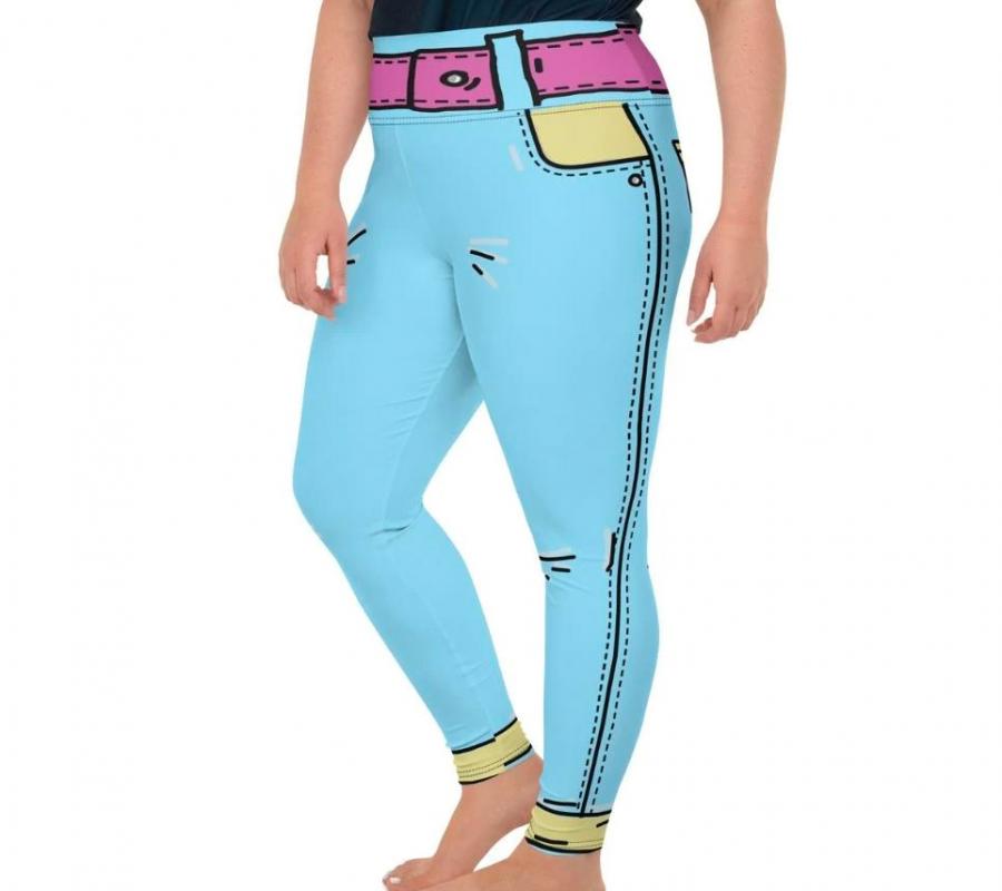 These Cartoonized Leggings Turn You Into a 2D Cartoon Character