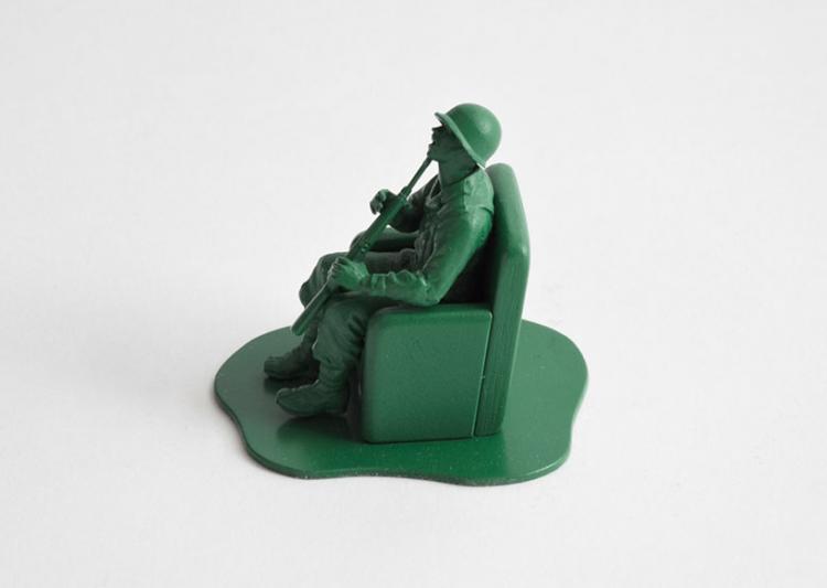 Realistic Little Green Army Men - Shotgun To Mouth Suicide
