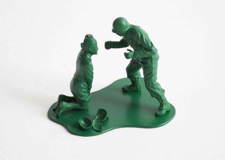 Realistic Little Green Army Men - Domestic Abuse