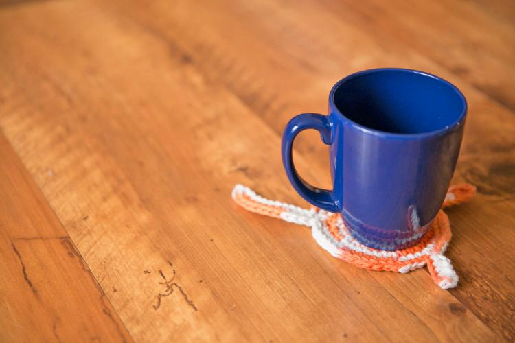 Cat Butt Crochet Knit Coasters