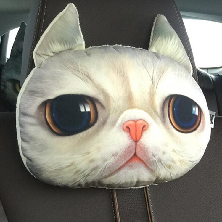Cat Headrest Pillows For Your Car