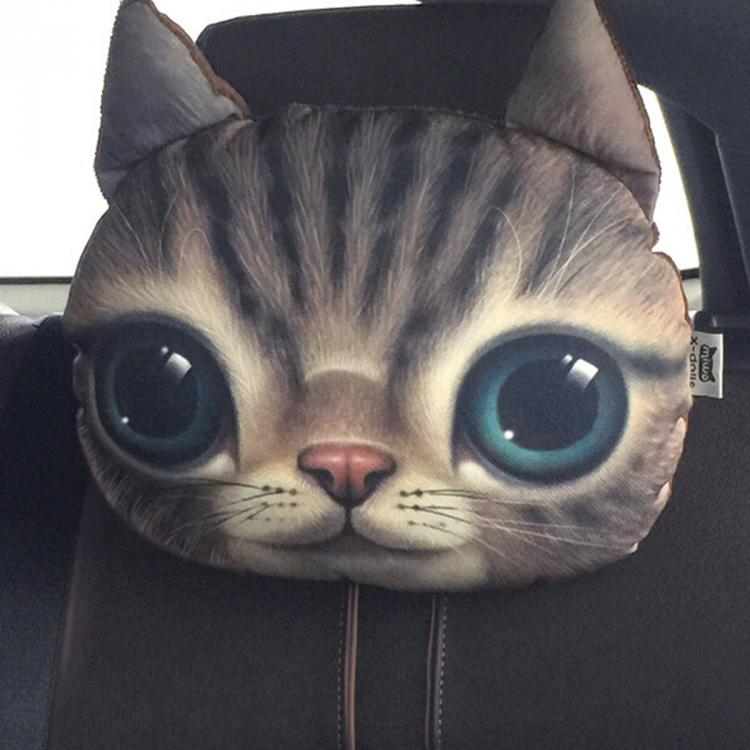 Cat Headrest Pillows For Your Car