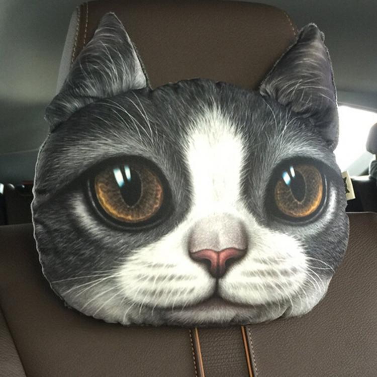 Cat Car Headrest Pillow