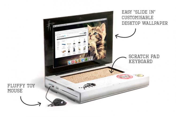 Cat Scratch Laptop - Toy Laptop For Cats