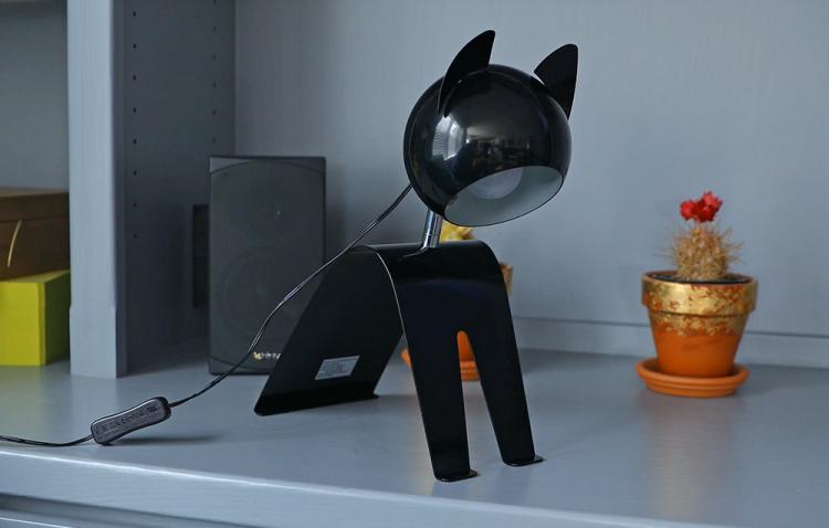 Cat Shaped Desk Lamp - Retro Design Adjustable Cat Light