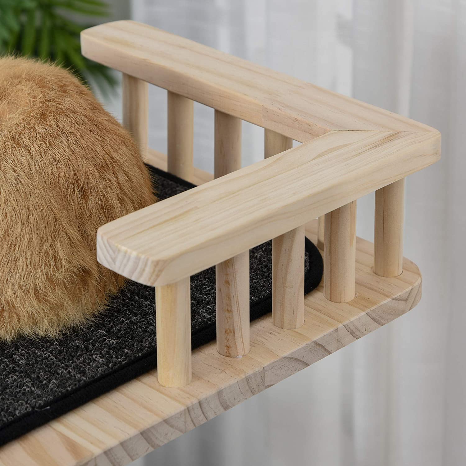 Cat Tower With Running Wheel - Cat tree with hamster wheel