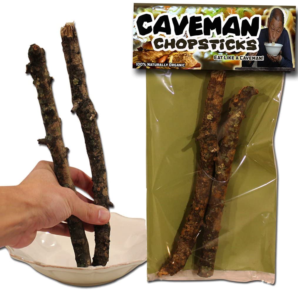 Caveman Chopsticks Two Sticks For Chopsticks