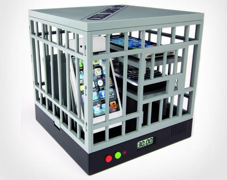 Cell Phone Lock-Up Cage Timed Jail