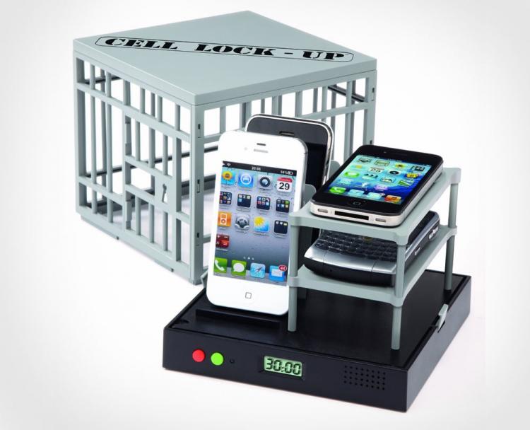 Cell Phone Lock-Up Cage Timed Jail