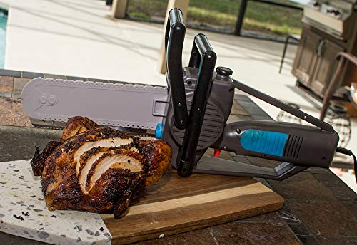 Chainsaw Turkey Carving Knife - Mighty Carver Power Tool Chainsaw Turkey Cutter