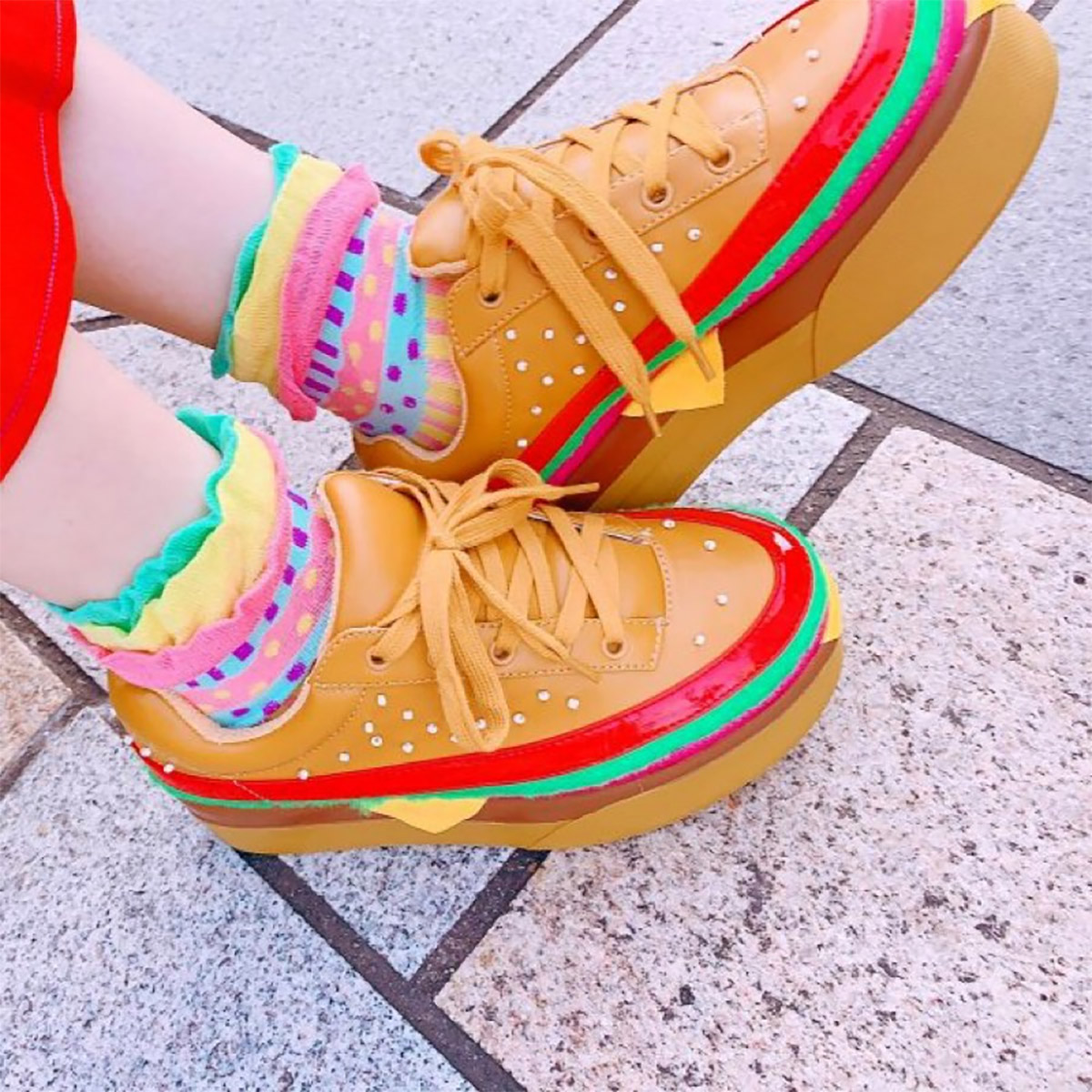 dolls kill cheeseburger shoes