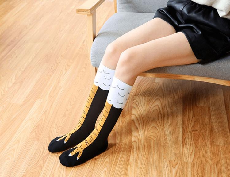 Chicken Leg Socks - Make Your Legs Look Like Chicken Legs