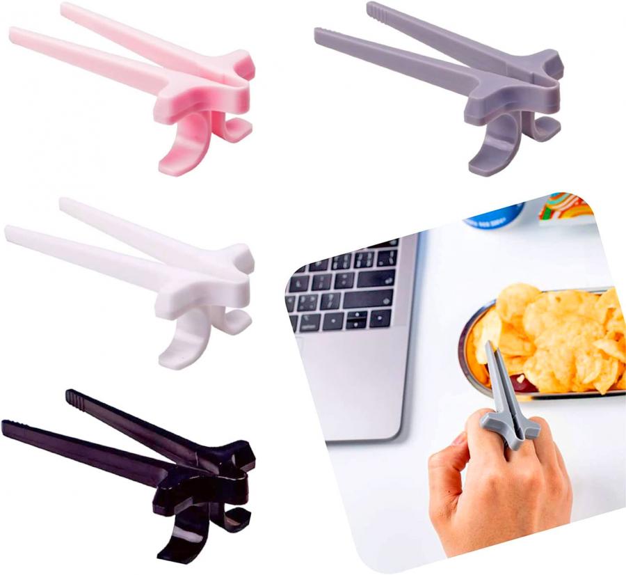 Eating Tongs Fingers, Finger Snack Grabber