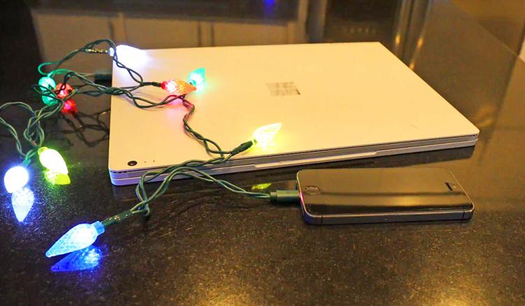 Mini Christmas Lights Phone Charging Cable - Christmas Lights Charging Cable