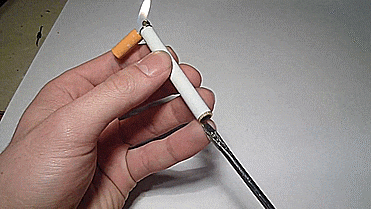 Cigarette Shaped Lighter - Butane - GIF