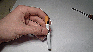 Cigarette Shaped Lighter - Butane - GIF