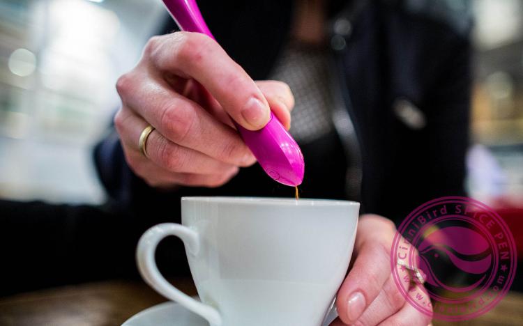 Cinnibird Coffee Design Spice Pen - Coffee spice pen lets you draw/design your own barista drinks