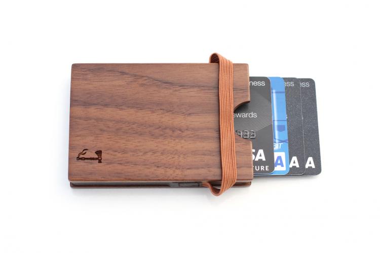 Classy Wooden Card Wallet