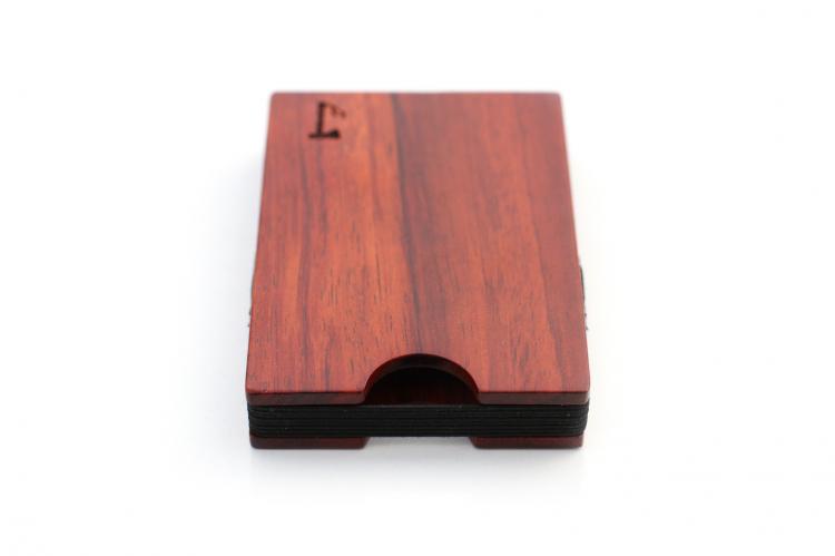 Slim Timber Wooden Wallet - Rosewood