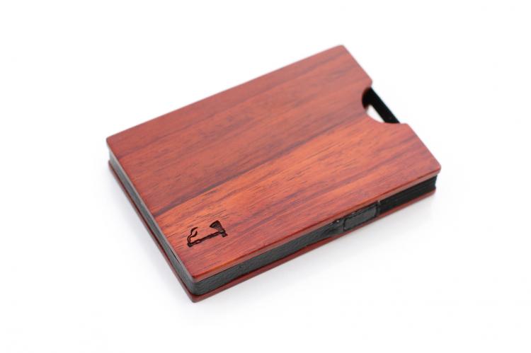 Slim Timber Wooden Wallet - Rosewood