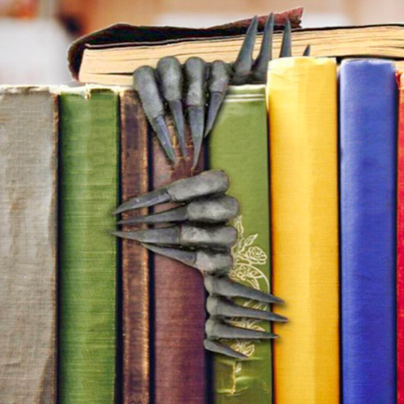 Devil Claws Bookmark - Scary demon fingers bookmark