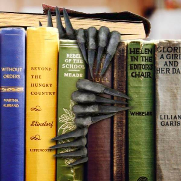 Devil Claws Bookmark - Scary demon fingers bookmark