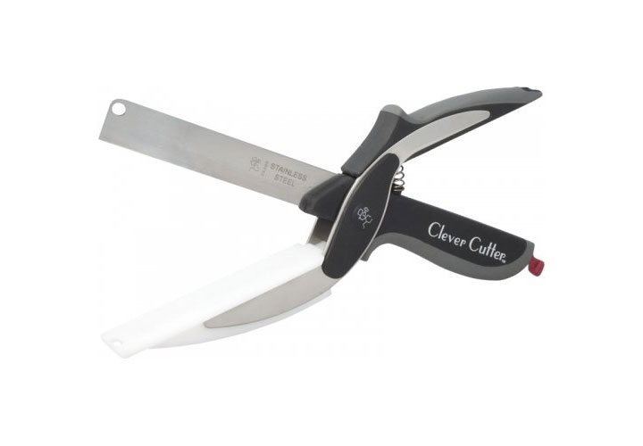 Clever Cutter Is a Scissor-Like Kitchen Knife That Cuts Everything