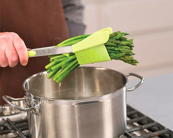 Clever Tongs 2-in-1 Kitchen Spatula & Tongs 