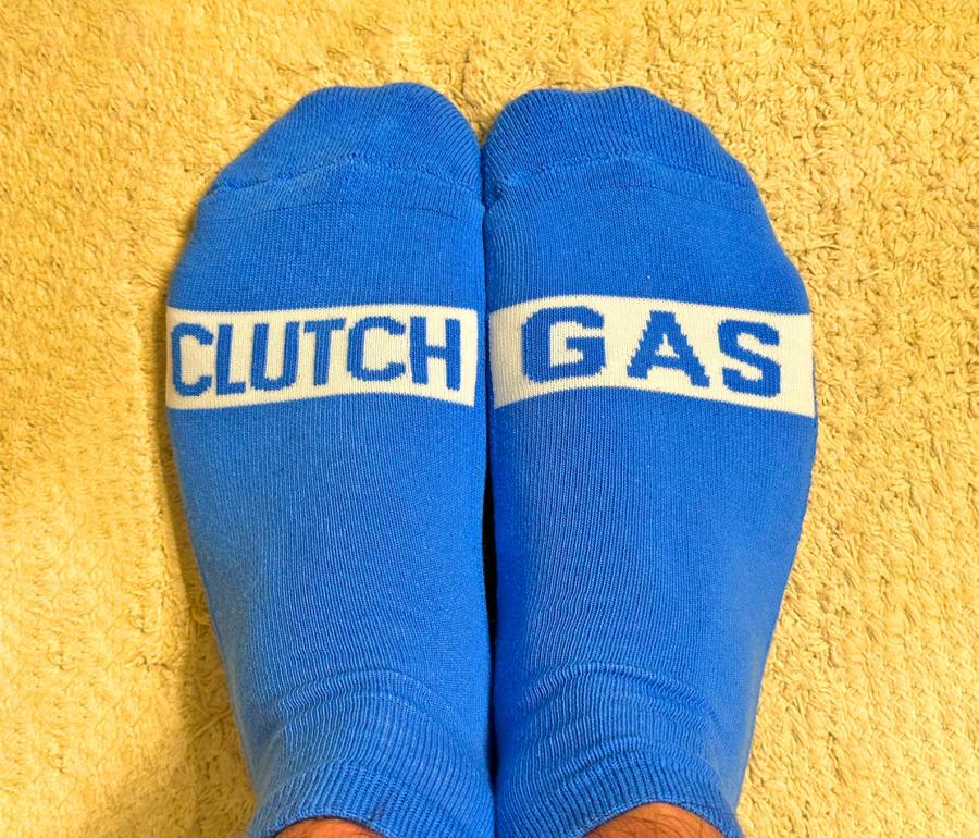 Funny Clutch Gas Socks For Manual Transmission Car Drivers