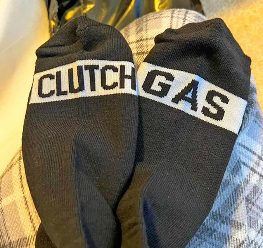 Funny Clutch Gas Socks For Manual Transmission Car Drivers