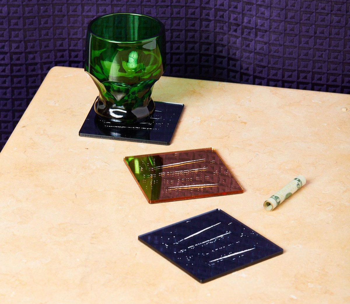 Yes There Are Cocaine Coasters That Look Like Mirrors With Fake