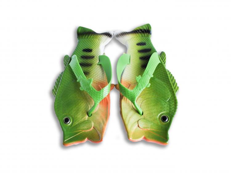 Unisex Fish Slippers for Men and Women, Summer Interesting Beach Shoes,  Boys and Girls, Fashion Design,