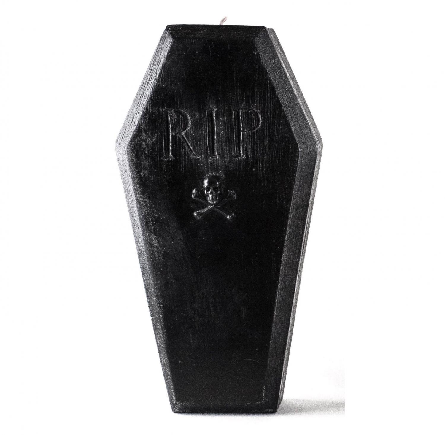 Melting Coffin Skeleton Candle