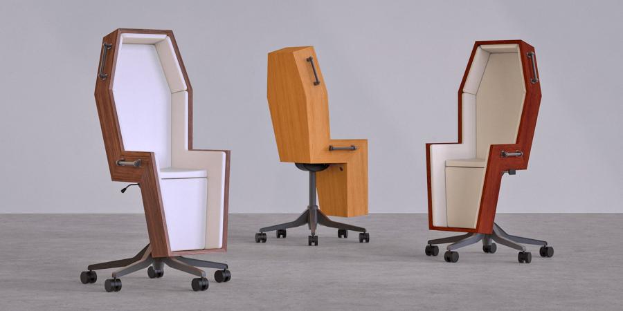 Weird best sale desk chair