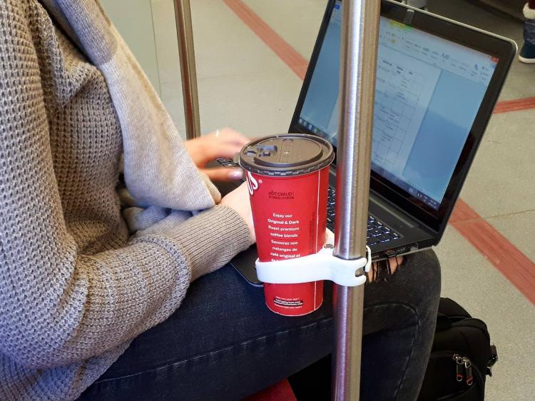 The Public Transport Portable Cup Holder