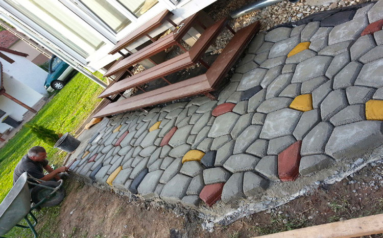 Concrete Stone Walkway Molds