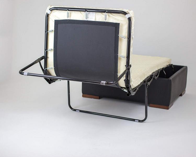 Convertible Ottoman Turns Into a Pullout Hideaway Guest Bed - Ottoman cot