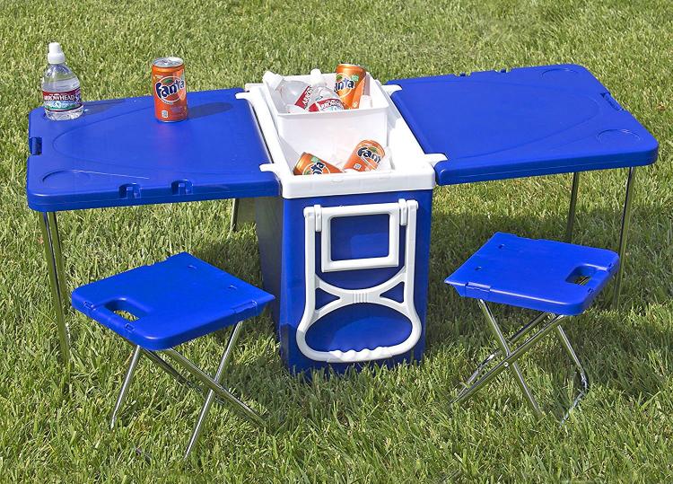 cooler table with chairs