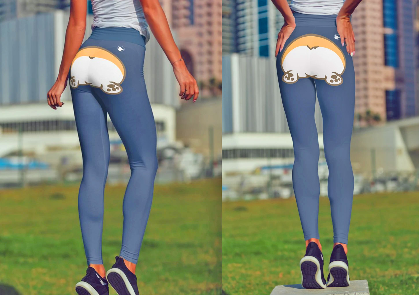 corgi butt leggings