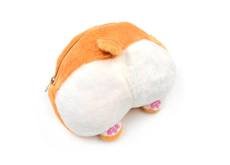 ANJUU Corgi Butt Coin Purse, Cute Corgi Butt Animal Pet Wallet with Zipper  Close for Kids Girls Women Birthday Gift