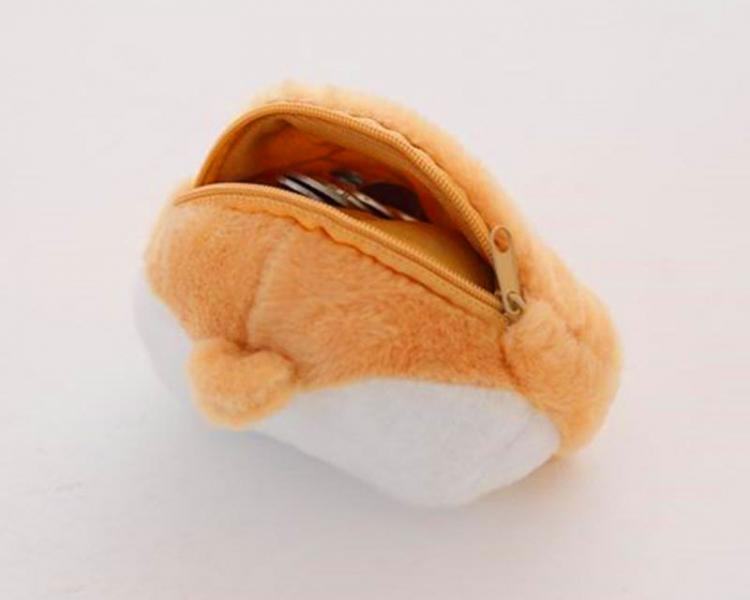 Corgi Butt Coin Purse, Cute Corgi Butt Animal Pet Wallet with