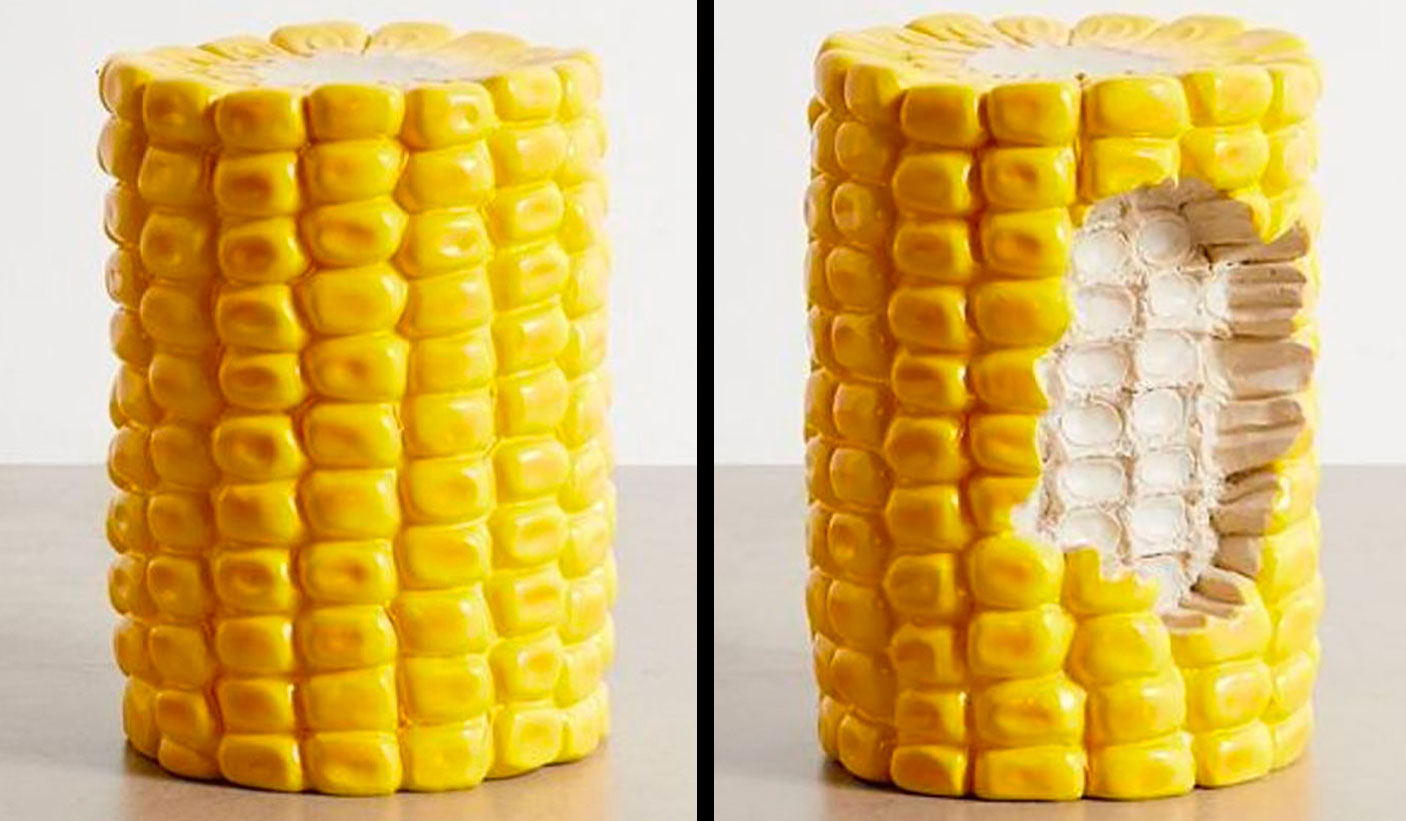 Corn Cob Stool - Corn shaped side table