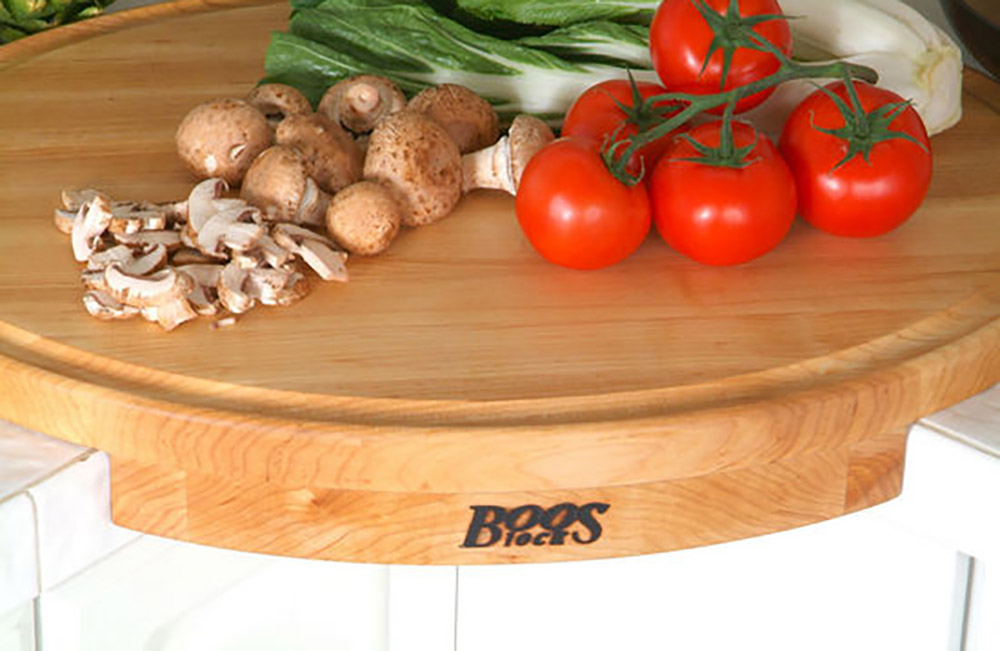 This Beautiful Wooden Corner Cutting Board Attaches Securely To