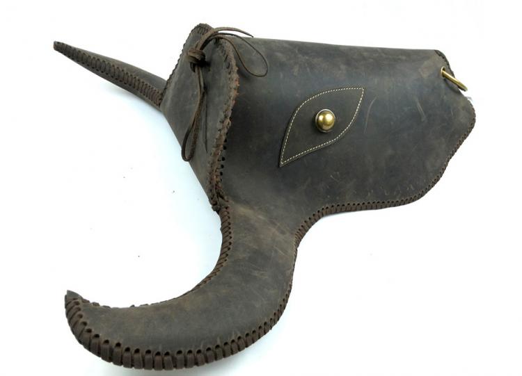 Leather Cow Head Backpack