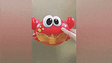 Crab Bubble Machine Bath Toy - Bubble wall crab bubble machine bathtub kids toy