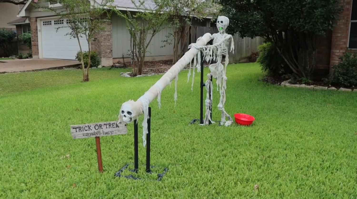 Homemade Halloween Candy Dispenser