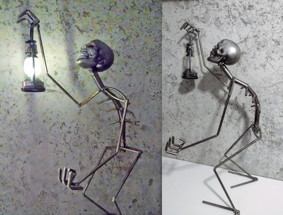 This Creepy Metal Skeleton Toilet Paper Holder Is Perfect For