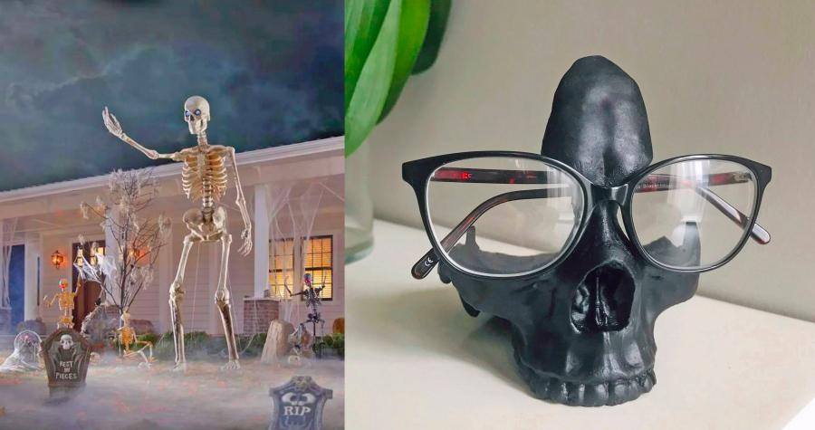 This Creepy Metal Skeleton Toilet Paper Holder Is Perfect For Horror Lovers