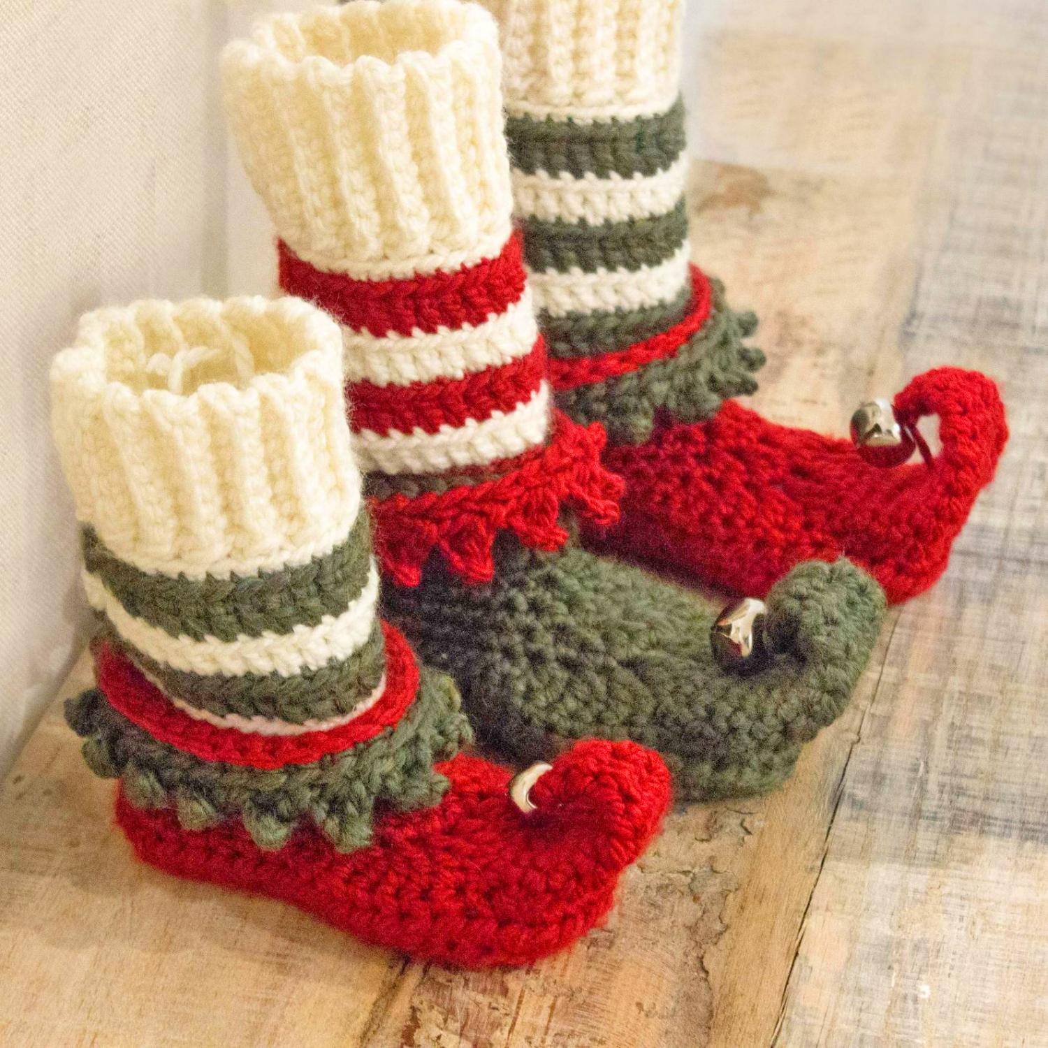 Crochet Elf Slippers