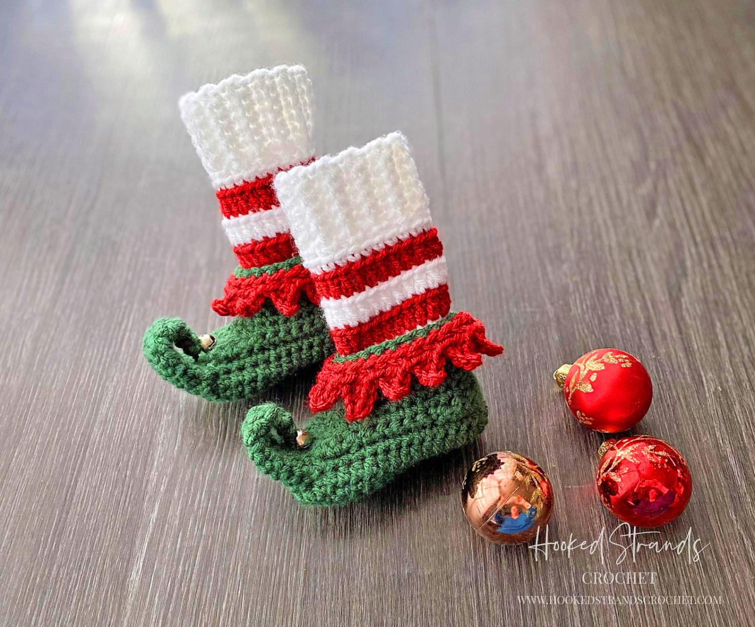 Crochet store elf slippers